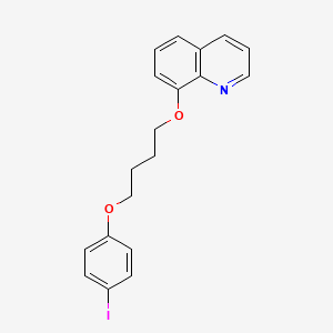 molecular formula C19H18INO2 B5178236 8-[4-(4-iodophenoxy)butoxy]quinoline 