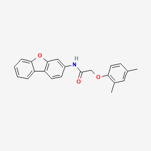 N-dibenzo[b,d]furan-3-yl-2-(2,4-dimethylphenoxy)acetamide