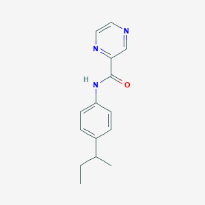 molecular formula C15H17N3O B5178298 N-(4-sec-butylphenyl)-2-pyrazinecarboxamide 