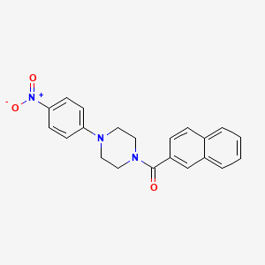 1-(2-naphthoyl)-4-(4-nitrophenyl)piperazine