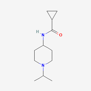 molecular formula C12H22N2O B5178497 N-(1-isopropyl-4-piperidinyl)cyclopropanecarboxamide 