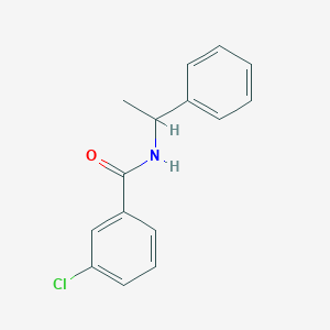 3-chloro-N-(1-phenylethyl)benzamide