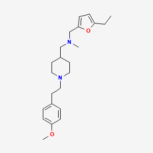 1-(5-ethyl-2-furyl)-N-({1-[2-(4-methoxyphenyl)ethyl]-4-piperidinyl}methyl)-N-methylmethanamine