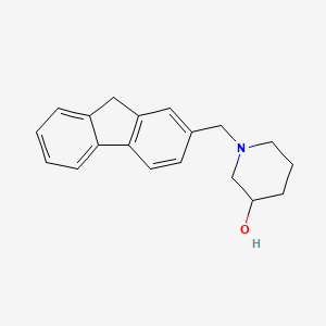 1-(9H-fluoren-2-ylmethyl)-3-piperidinol