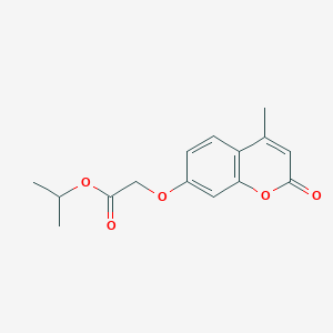 isopropyl [(4-methyl-2-oxo-2H-chromen-7-yl)oxy]acetate