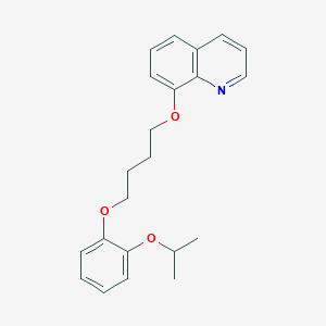 8-[4-(2-isopropoxyphenoxy)butoxy]quinoline