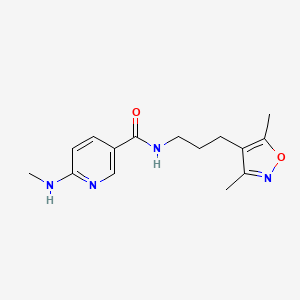 N-[3-(3,5-dimethyl-4-isoxazolyl)propyl]-6-(methylamino)nicotinamide