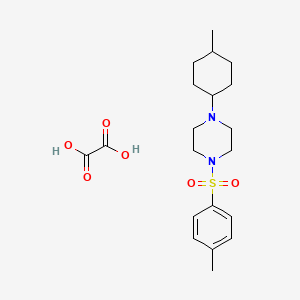 molecular formula C20H30N2O6S B5179193 1-(4-methylcyclohexyl)-4-[(4-methylphenyl)sulfonyl]piperazine oxalate 