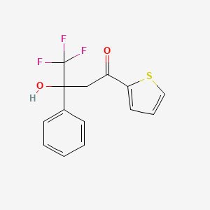 4,4,4-trifluoro-3-hydroxy-3-phenyl-1-(2-thienyl)-1-butanone