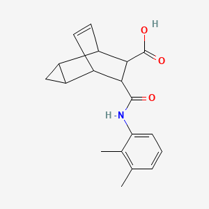 7-{[(2,3-dimethylphenyl)amino]carbonyl}tricyclo[3.2.2.0~2,4~]non-8-ene-6-carboxylic acid