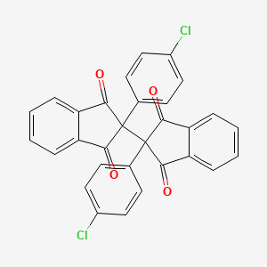 2,2'-bis(4-chlorophenyl)-1H,1'H-2,2'-biindene-1,1',3,3'(2H,2'H)-tetrone