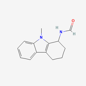 molecular formula C14H16N2O B5179374 (9-methyl-2,3,4,9-tetrahydro-1H-carbazol-1-yl)formamide 