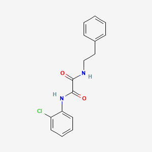 N-(2-chlorophenyl)-N'-(2-phenylethyl)ethanediamide