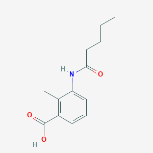 2-methyl-3-(pentanoylamino)benzoic acid