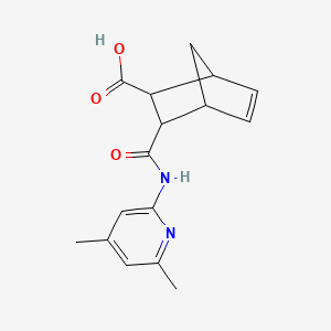 3-{[(4,6-dimethyl-2-pyridinyl)amino]carbonyl}bicyclo[2.2.1]hept-5-ene-2-carboxylic acid