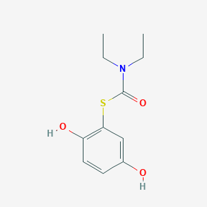 molecular formula C11H15NO3S B5179612 S-(2,5-dihydroxyphenyl) diethylthiocarbamate 