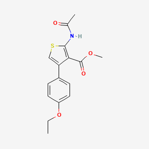 methyl 2-(acetylamino)-4-(4-ethoxyphenyl)-3-thiophenecarboxylate