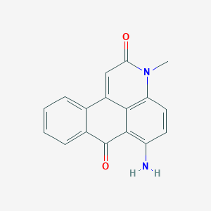 molecular formula C17H12N2O2 B5179799 6-amino-3-methyl-3H-naphtho[1,2,3-de]quinoline-2,7-dione CAS No. 14642-72-9