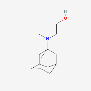 molecular formula C13H23NO B5179842 2-[1-adamantyl(methyl)amino]ethanol 