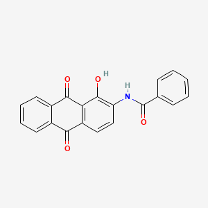 molecular formula C21H13NO4 B5179901 N-(1-hydroxy-9,10-dioxo-9,10-dihydro-2-anthracenyl)benzamide CAS No. 5630-97-7