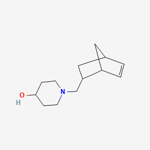 molecular formula C13H21NO B5180070 1-(bicyclo[2.2.1]hept-5-en-2-ylmethyl)-4-piperidinol 