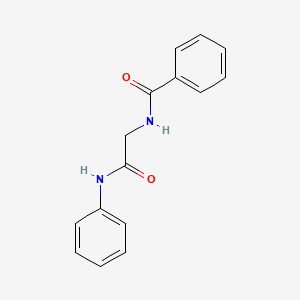 molecular formula C15H14N2O2 B5180108 N-(2-anilino-2-oxoethyl)benzamide CAS No. 3106-11-4