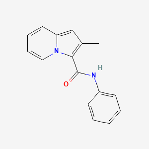 molecular formula C16H14N2O B5180109 2-methyl-N-phenylindolizine-3-carboxamide 