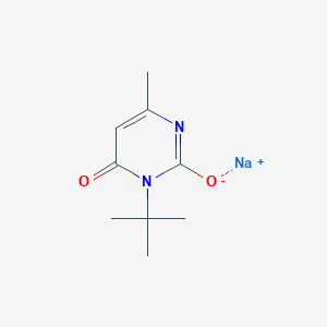 sodium 1-tert-butyl-4-methyl-6-oxo-1,6-dihydro-2-pyrimidinolate