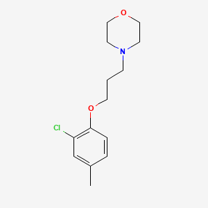 molecular formula C14H20ClNO2 B5180253 4-[3-(2-chloro-4-methylphenoxy)propyl]morpholine 