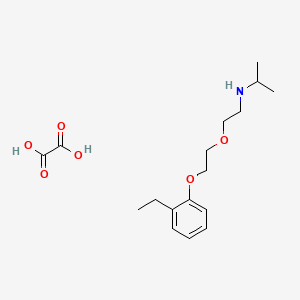 molecular formula C17H27NO6 B5180273 N-{2-[2-(2-ethylphenoxy)ethoxy]ethyl}-2-propanamine oxalate 