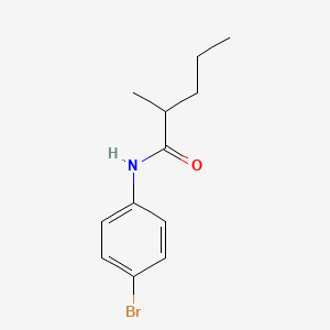 molecular formula C12H16BrNO B5180391 N-(4-bromophenyl)-2-methylpentanamide 