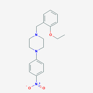 molecular formula C19H23N3O3 B5180434 1-(2-ethoxybenzyl)-4-(4-nitrophenyl)piperazine 