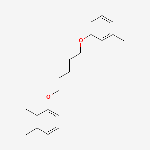 molecular formula C21H28O2 B5180577 1,1'-[1,5-pentanediylbis(oxy)]bis(2,3-dimethylbenzene) 