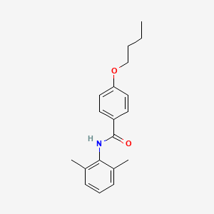 molecular formula C19H23NO2 B5180615 4-butoxy-N-(2,6-dimethylphenyl)benzamide 