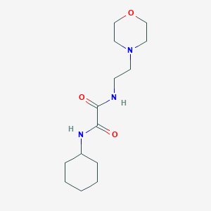 molecular formula C14H25N3O3 B5180625 N-cyclohexyl-N'-[2-(4-morpholinyl)ethyl]ethanediamide 