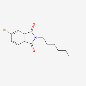 molecular formula C15H18BrNO2 B5180858 5-bromo-2-heptyl-1H-isoindole-1,3(2H)-dione 