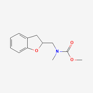 molecular formula C12H15NO3 B5180878 methyl (2,3-dihydro-1-benzofuran-2-ylmethyl)methylcarbamate 