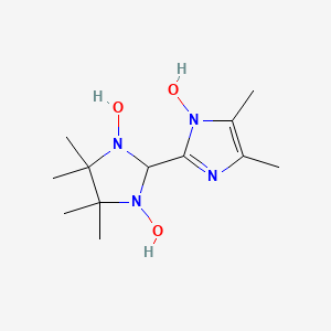 molecular formula C12H22N4O3 B5180907 2-(1-hydroxy-4,5-dimethyl-1H-imidazol-2-yl)-4,4,5,5-tetramethyl-1,3-imidazolidinediol 