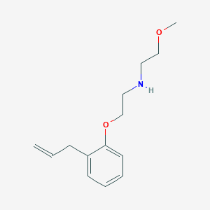 molecular formula C14H21NO2 B5181037 2-(2-allylphenoxy)-N-(2-methoxyethyl)ethanamine 