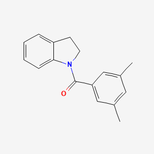 molecular formula C17H17NO B5181070 1-(3,5-dimethylbenzoyl)indoline 