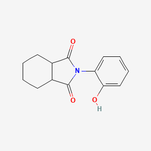 molecular formula C14H15NO3 B5181204 2-(2-羟基苯基)六氢-1H-异吲哚-1,3(2H)-二酮 
