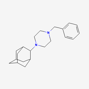 molecular formula C21H30N2 B5181413 1-(2-adamantyl)-4-benzylpiperazine 