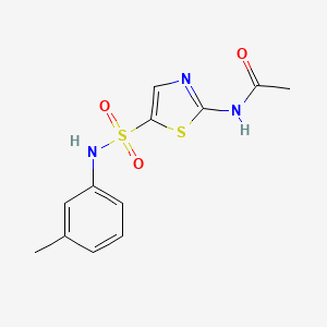 N-(5-{[(3-methylphenyl)amino]sulfonyl}-1,3-thiazol-2-yl)acetamide