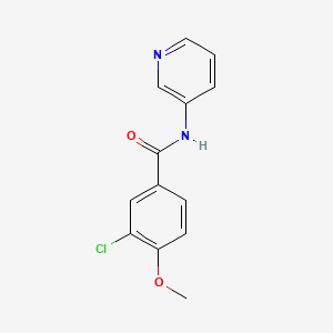molecular formula C13H11ClN2O2 B5181457 3-chloro-4-methoxy-N-3-pyridinylbenzamide 