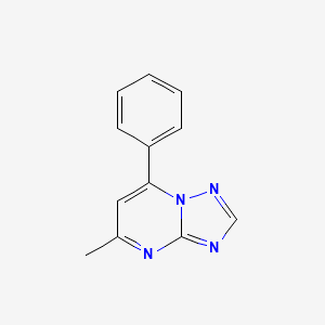 molecular formula C12H10N4 B5181554 5-methyl-7-phenyl[1,2,4]triazolo[1,5-a]pyrimidine 