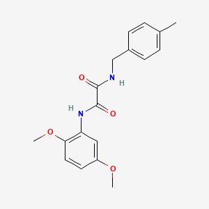 molecular formula C18H20N2O4 B5181669 N-(2,5-dimethoxyphenyl)-N'-(4-methylbenzyl)ethanediamide 