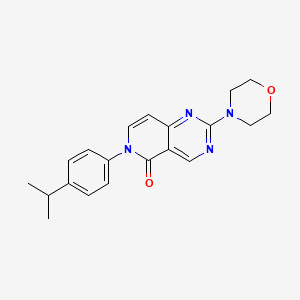 molecular formula C20H22N4O2 B5181803 6-(4-isopropylphenyl)-2-(4-morpholinyl)pyrido[4,3-d]pyrimidin-5(6H)-one 