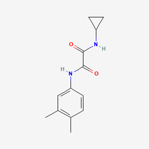 N-cyclopropyl-N'-(3,4-dimethylphenyl)ethanediamide
