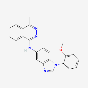 N-[1-(2-methoxyphenyl)-1H-benzimidazol-5-yl]-4-methyl-1-phthalazinamine