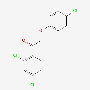 molecular formula C14H9Cl3O2 B5182160 2-(4-chlorophenoxy)-1-(2,4-dichlorophenyl)ethanone 